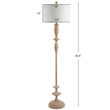 Aldrin 63.5" Resin LED Floor Lamp - JONATHAN Y